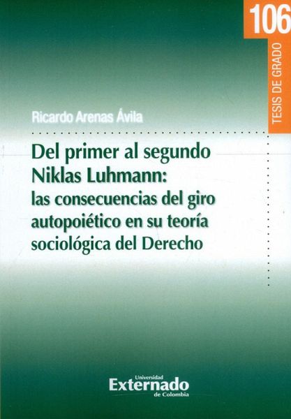Del Primer Al Segundo Niklas Luhmann: (eBook, PDF)