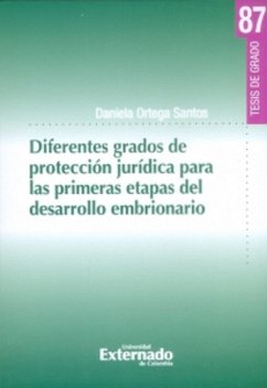 Diferentes grados de protección jurídica para las primeras etapas del desarrollo embrionario (eBook, PDF) - Ortega Santos, Daniela