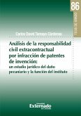 Análisis de la responsabilidad civil extracontractual por infracción de patentes de invención: (eBook, PDF)