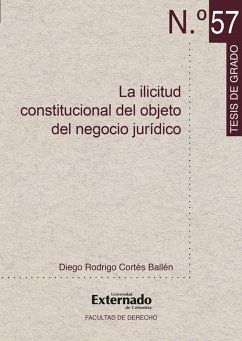 Cover La ilicitud constitucional del objeto del negocio jurídico (eBook, PDF)