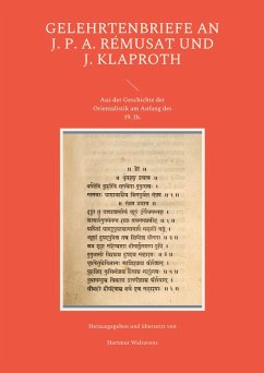 Gelehrtenbriefe an J. P. A. Rémusat und J. Klaproth (eBook, ePUB)