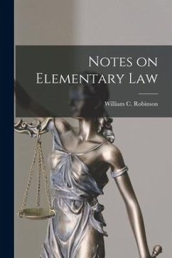 Notes on Elementary Law