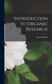 Introduction To Organic Research