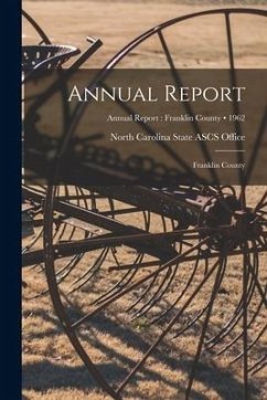 Annual Report: Franklin County; 1962