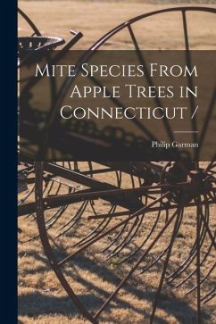 Mite Species From Apple Trees in Connecticut - Garman, Philip