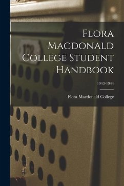 Flora Macdonald College Student Handbook; 1943-1944