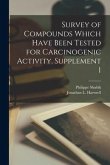 Survey of Compounds Which Have Been Tested for Carcinogenic Activity. Supplement 1