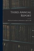 Third Annual Report: With List of Contributors and Donations to April 1st 1900