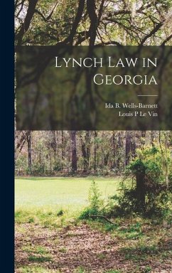 Lynch Law in Georgia