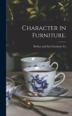 Character in Furniture.