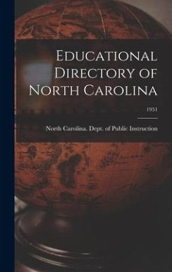 Educational Directory of North Carolina; 1951