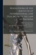 Resolutions of the Institute of... - Bild 1