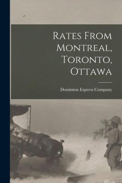 Cover Rates From Montreal, Toronto, Ottawa