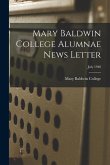 Mary Baldwin College Alumnae News Letter; July 1940