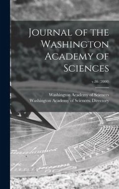 Cover Journal of the Washington Academy of Sciences; v.86 (2000)