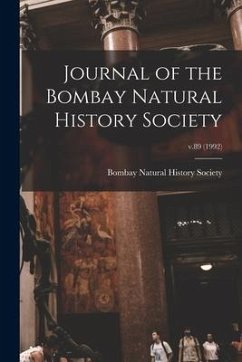 Journal of the Bombay Natural History Society; v.89 (1992)