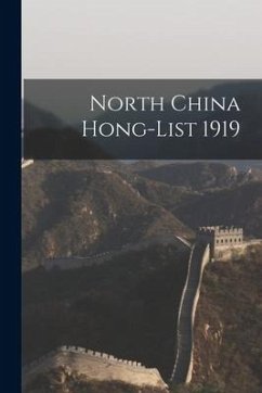 North China Hong-List 1919 - Anonymous