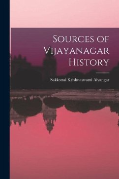 Cover Sources of Vijayanagar History