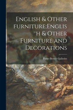 English & Other Furniture;English & Other Furniture and Decorations