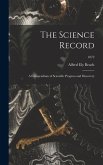The Science Record; a Compendium of Scientific Progress and Discovery; 1872