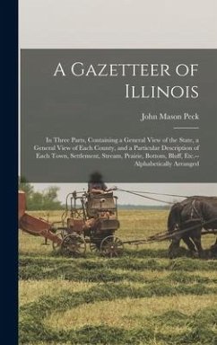 A Gazetteer of Illinois: in Three Parts, Containing a General View of the State, a General View of Each County, and a Particular Description of - Peck, John Mason