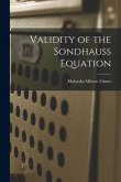 Validity of the Sondhauss Equation