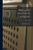 Brevard Institute Catalog; 1927-1928