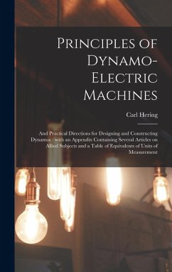 Cover Principles of Dynamo-electric Machines