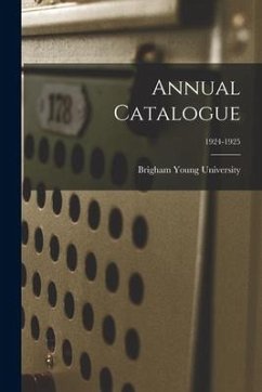 Annual Catalogue; 1924-1925