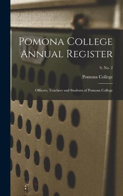 Pomona College Annual Register