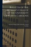 Bulletin of the Woman's College of the University of North Carolina; 1943-1944