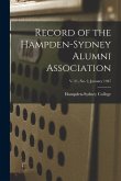 Record of the Hampden-Sydney Alumni Association; v. 21, no. 2, January 1947