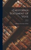 California Statement of Vote; 1962-64