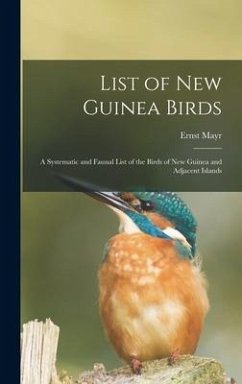List of New Guinea Birds - Mayr, Ernst