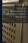 George Washington University News Releases; 1960-06