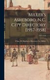 Miller's Asheboro, N.C. City Directory [1957-1958]; 1957-1958