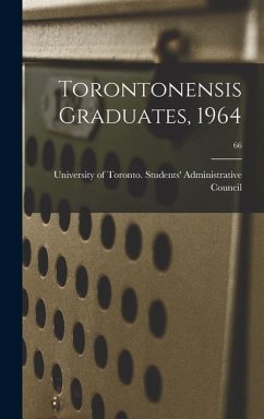 Cover Torontonensis Graduates, 1964; 66