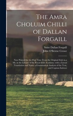 Cover The Amra Choluim Chilli of Dallan Forgaill