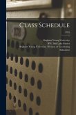 Class Schedule; 1955