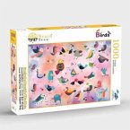 Brain Tree - Birds 1000 Piece Puzzle for Adults: With Droplet Technology for Anti Glare & Soft Touch