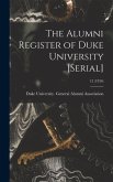 The Alumni Register of Duke University [serial]; 12 (1926)