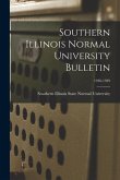 Southern Illinois Normal University Bulletin; 1938-1939