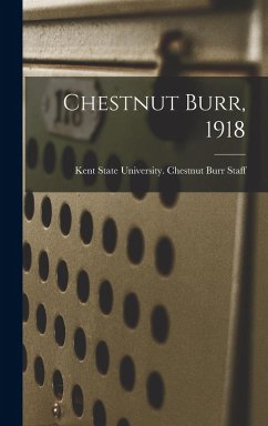 Cover Chestnut Burr, 1918