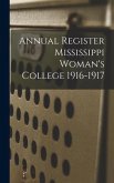 Annual Register Mississippi Woman's College 1916-1917