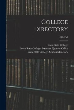 College Directory; 1916: fall