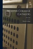 Weaver College Catalog; 1931-1932