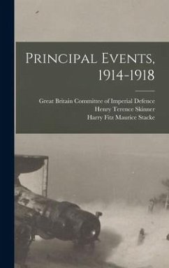 Principal Events, 1914-1918 - Skinner, Henry Terence