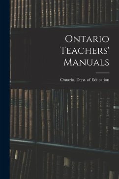 Ontario Teachers' Manuals