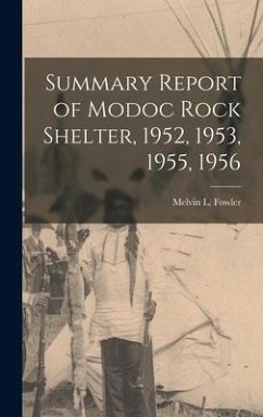 Summary Report of Modoc Rock Shelter, 1952, 1953, 1955, 1956