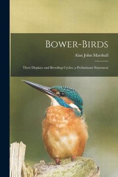 Bower-birds: Their Displays and Breeding Cycles; a Preliminary Statement - Marshall, Alan John